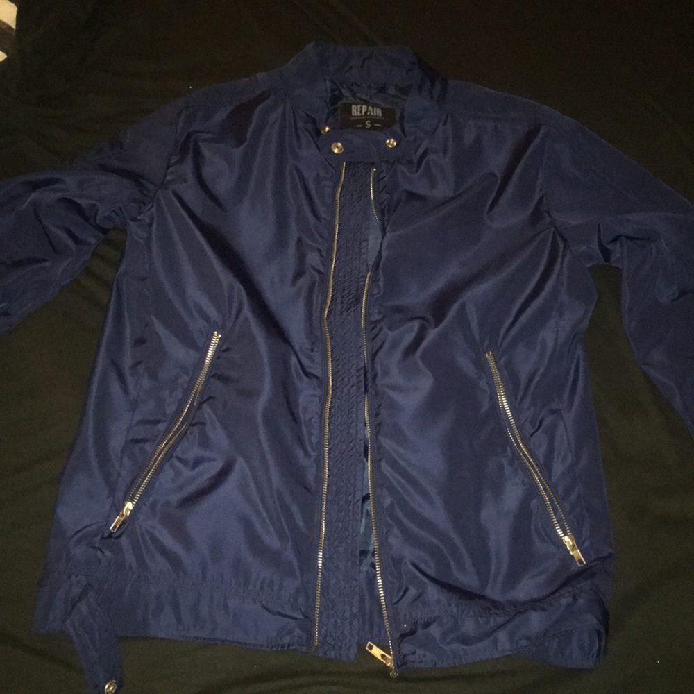 Zipper Bomber Jacket size small